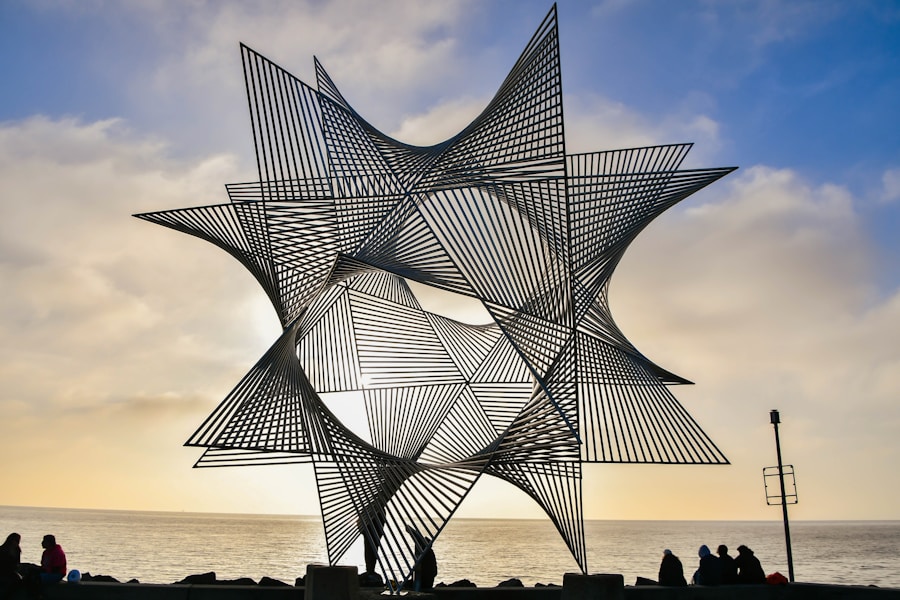 Arte contemporáneo para coleccionistas: La elegancia de las estructuras lineales en la arquitectura